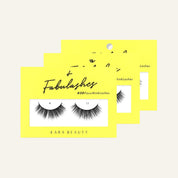 Style A17 Fabulashes 3D faux mink strip eyelashes 3 pack