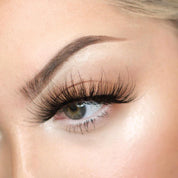 Style A2 Fabulashes 3D faux mink strip eyelashes on model