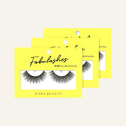 Style A52 Fabulashes 3D faux mink strip eyelashes 3 pack