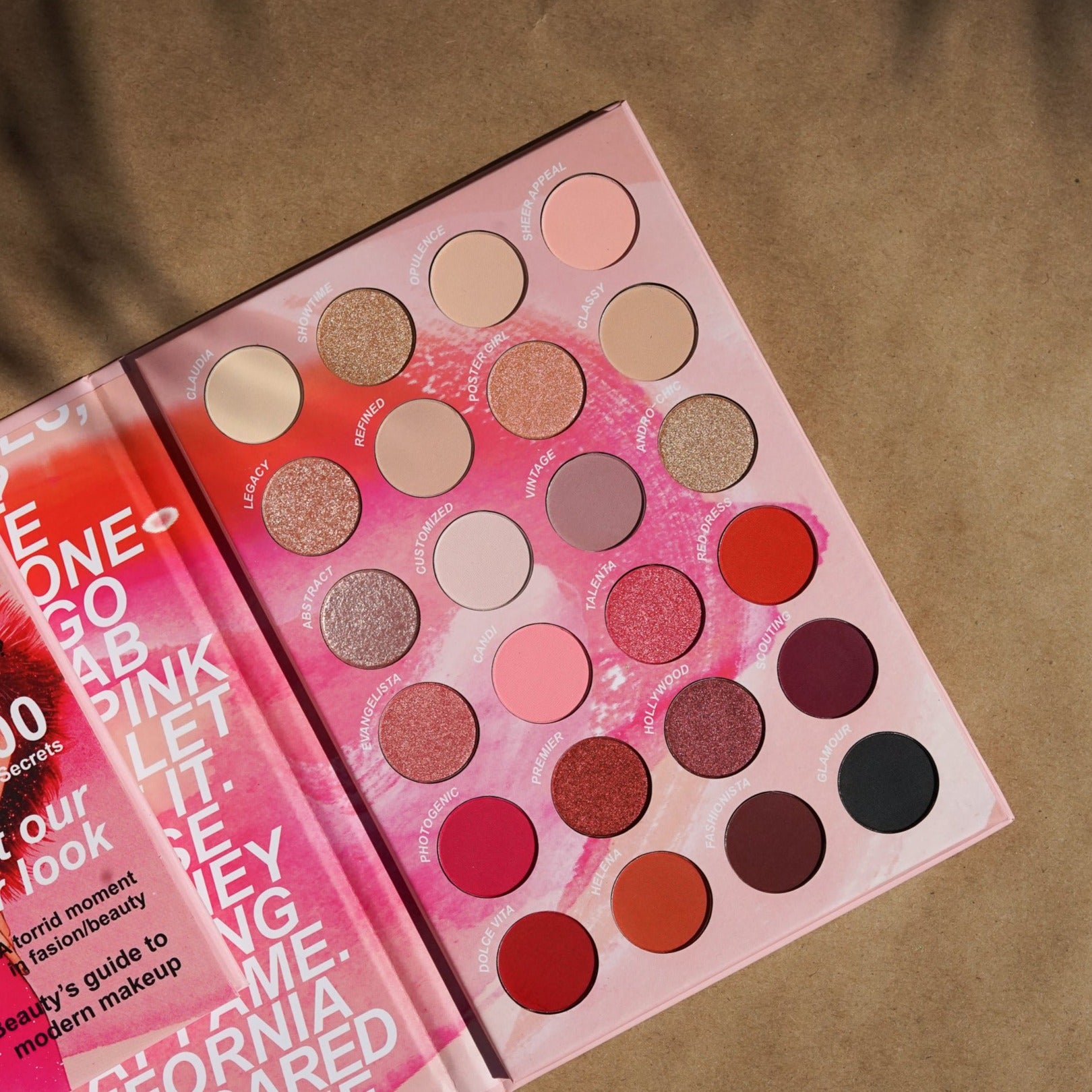 Kara Beauty's Blur The Lines Magazine Themed Vegan Eyeshadow Palette