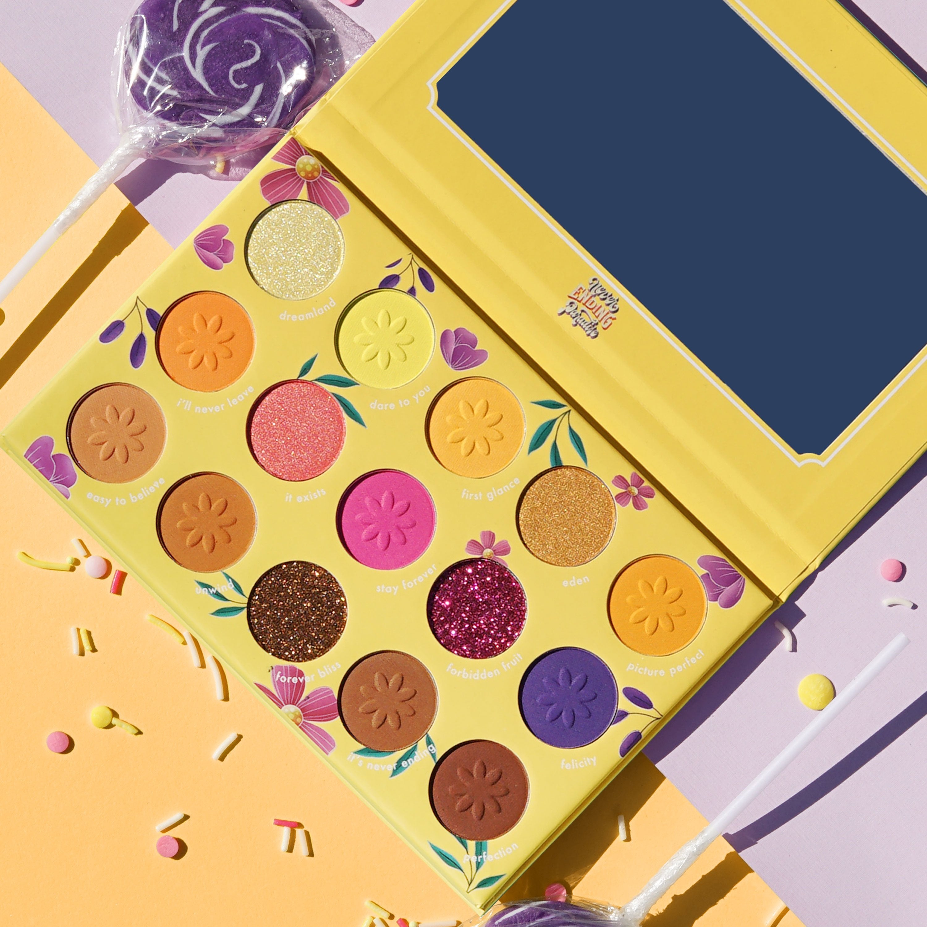 Kara Beauty's Never Ending Paradise 15-Shades Multi-Finish Eyeshadow Palette