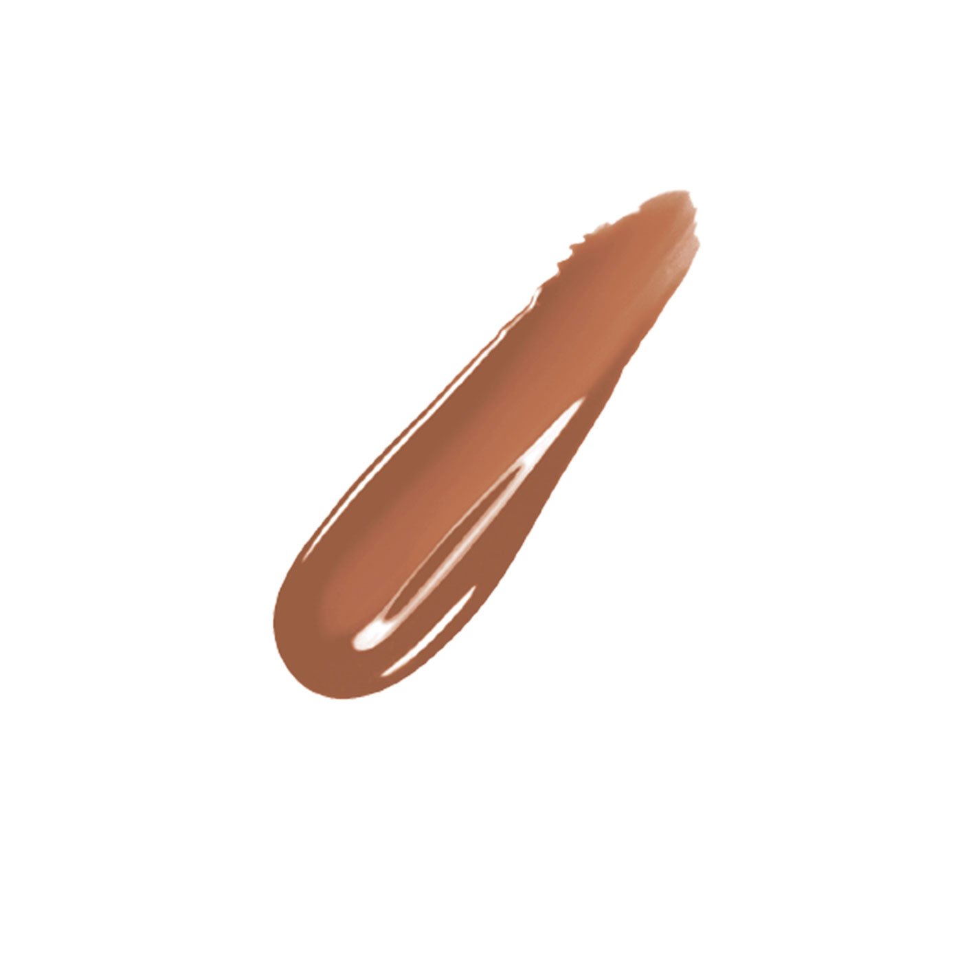 Hypnotic dark brown liquid lipstick swatch