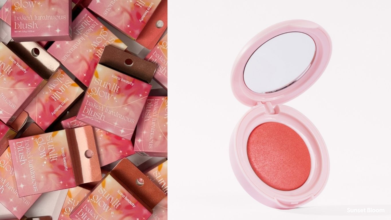 Kara Beauty Sunlit Baked Luminous Blush Product