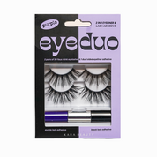 EYE DUO 2 Pairs of Lashes &  2-in-1 Color Eyeliner & Lash Adhesive - Purple