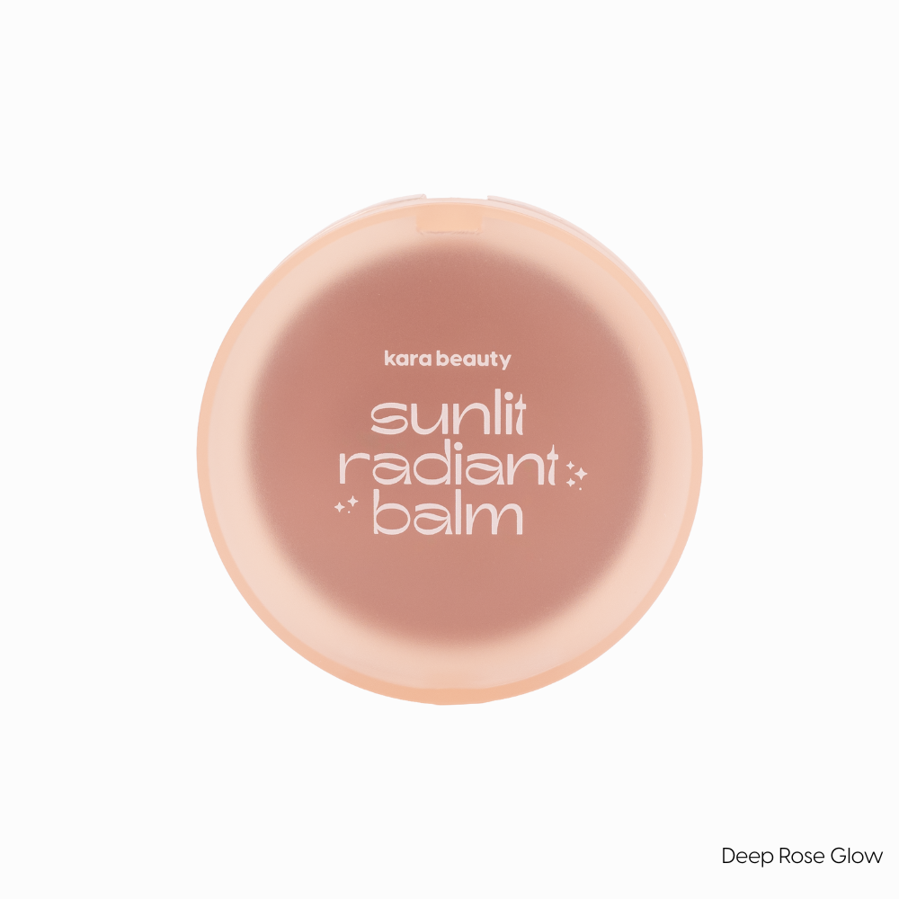 Sunlit Radiance Glow Balm, Highlight and bronze, blush cream