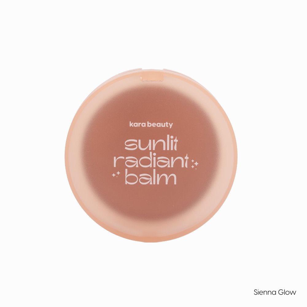 Sunlit Radiance Glow Balm, Highlight and bronze, blush cream