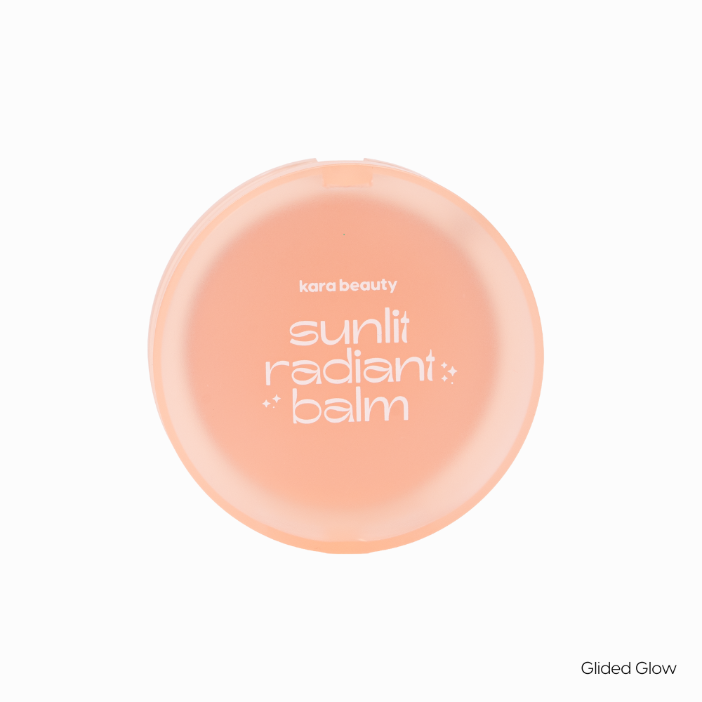 Sunlit Radiance Glow Balm, Highlight and bronze, blush cream