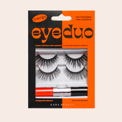 EYE DUO 2 Pairs of Lashes &  2-in-1 Color Eyeliner & Lash Adhesive - Orange