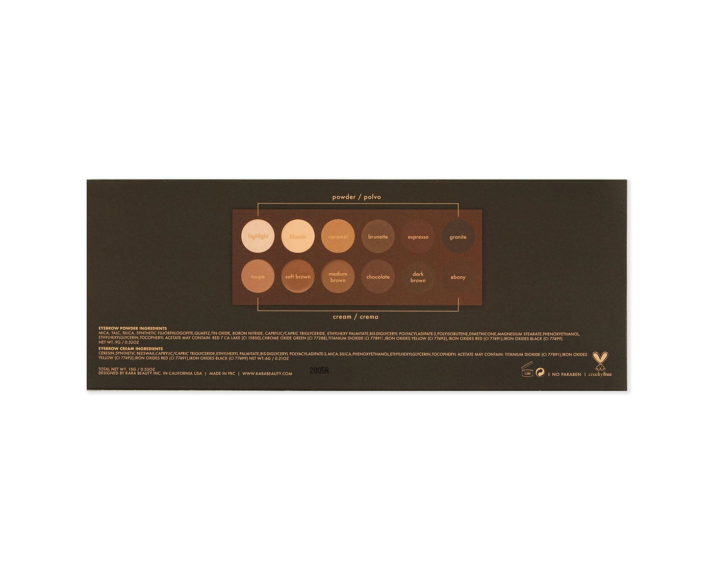 FIRST IMPRESSIONS Professional Eyebrow Palette