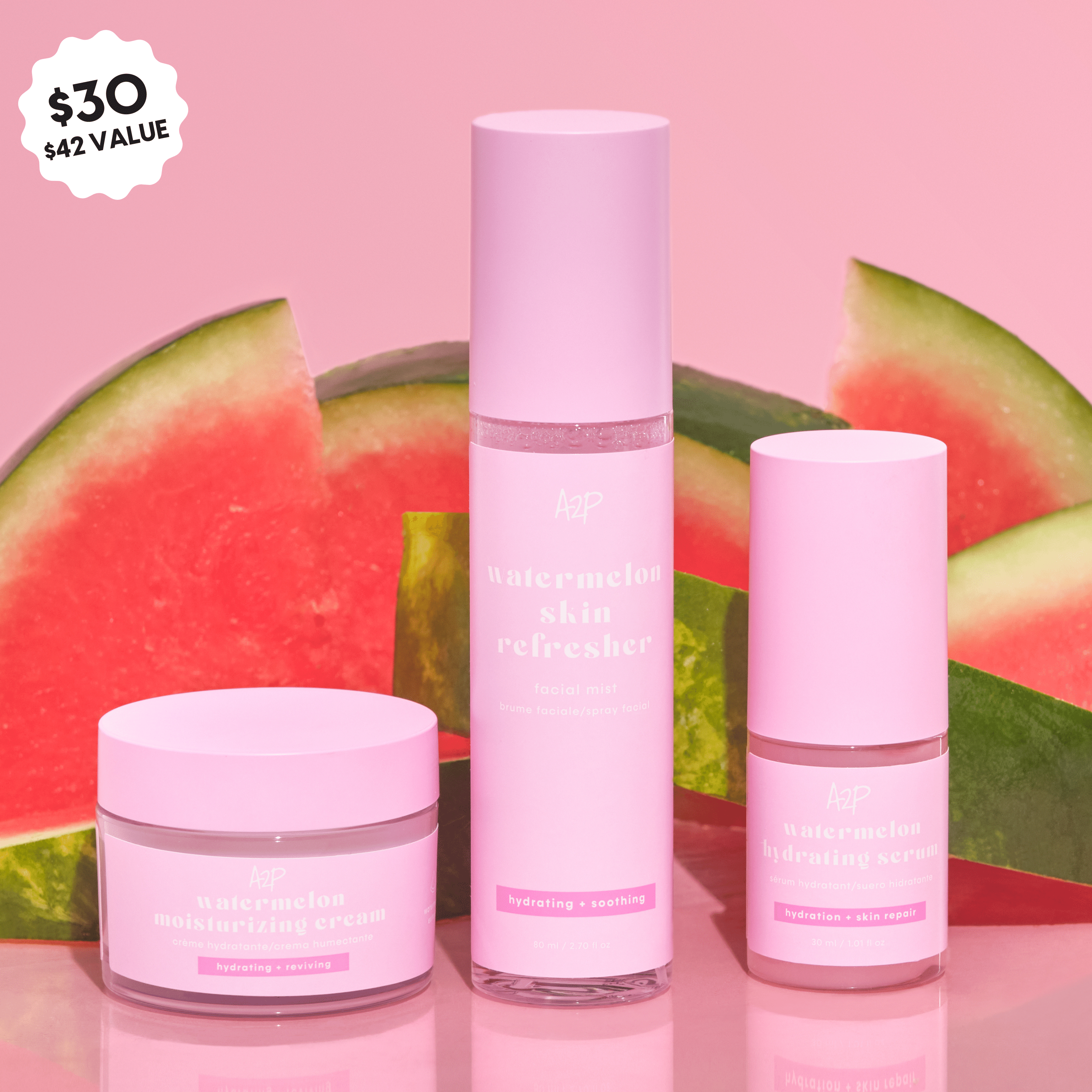 A2P Watermelon Hydration Skincare Bundle