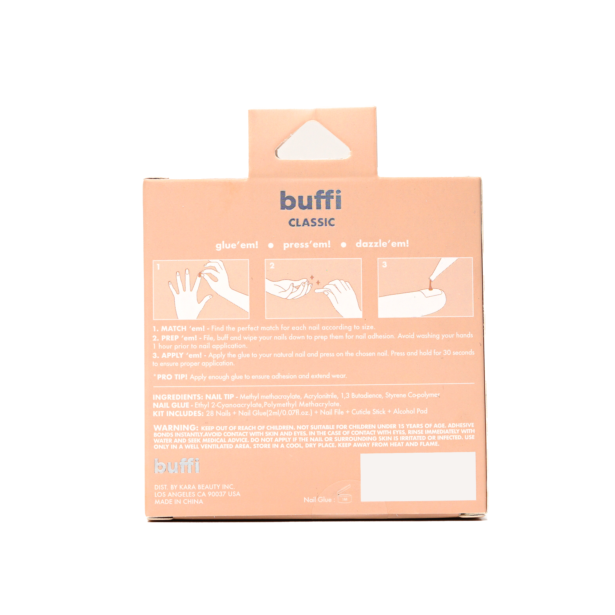 FIRST IN LINE Buffi Press On Nails – KARA BEAUTY