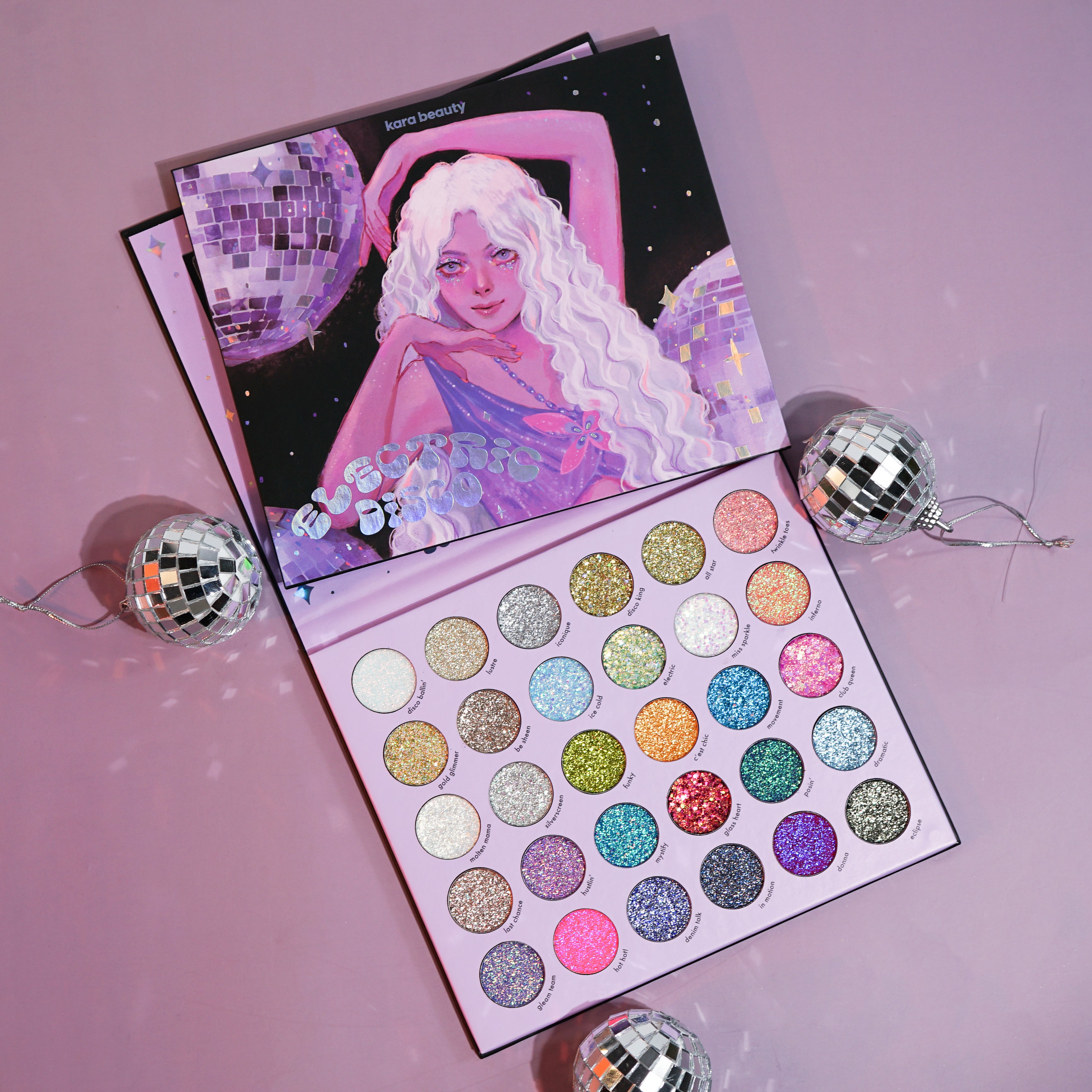 Glitter Party Pressed Cosmetic Glitter Palette Limited Edition