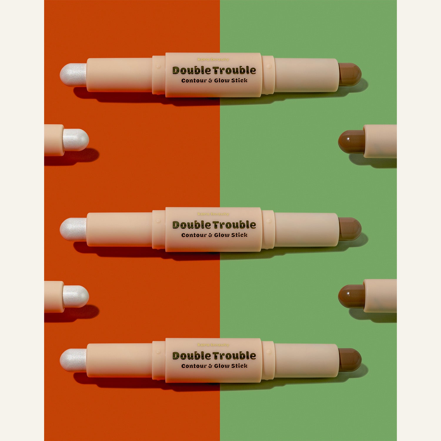 Kara Beauty Double Trouble Contour Glow Stick - Thumbnail 3