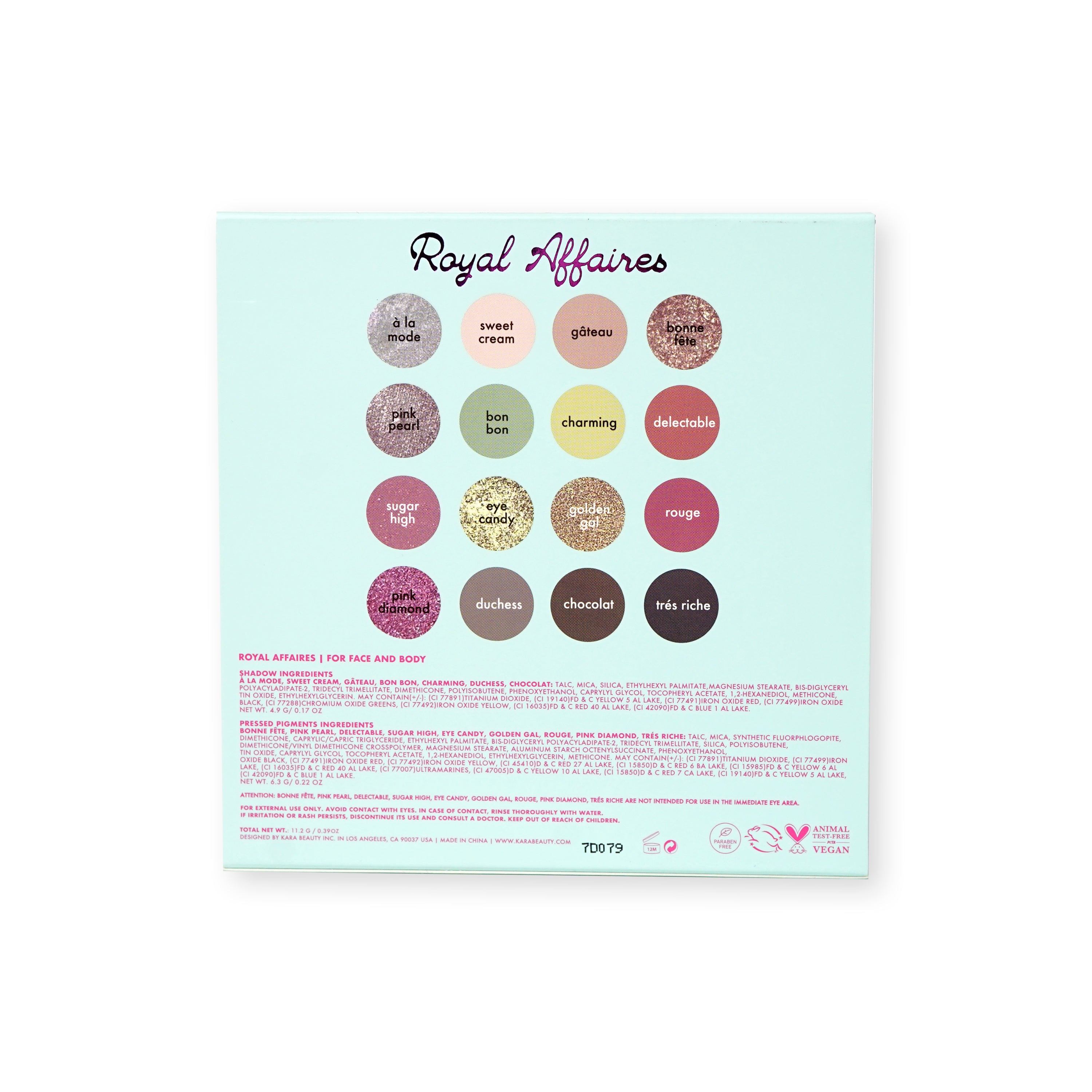 Royal Affaires Creative Beauty Palette