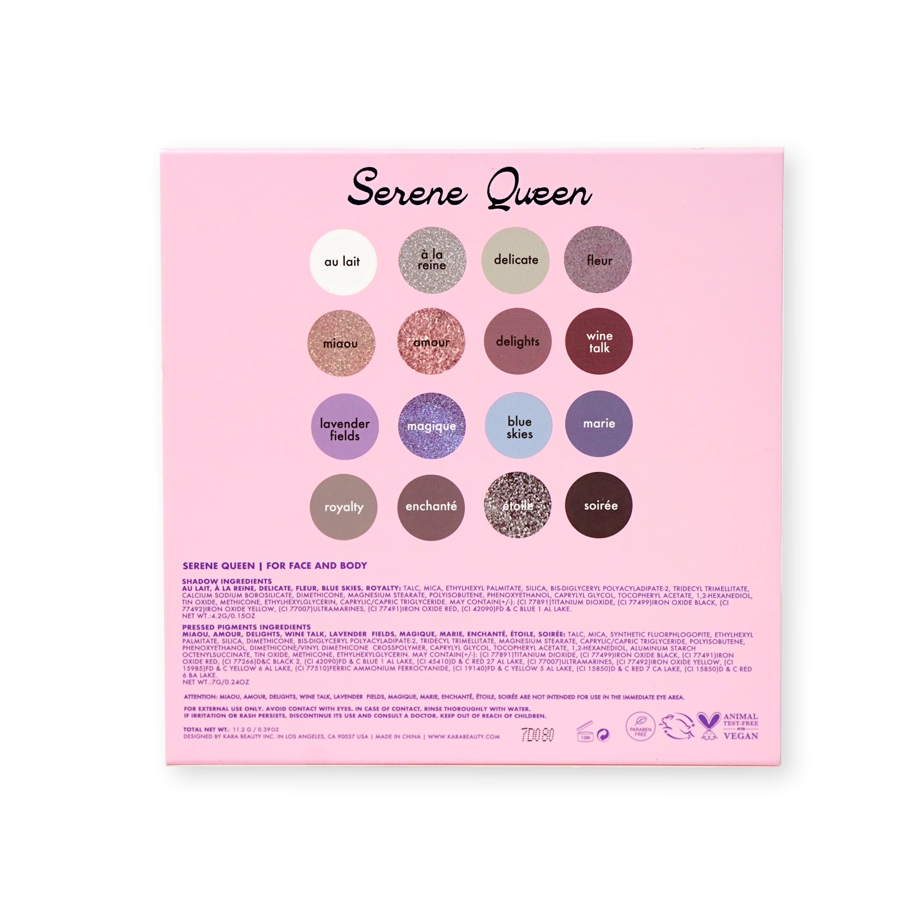 Serene Queen Creative Beauty Palette