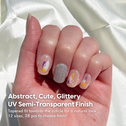 WATERCOLOR NOISE Buffi Press On Nails