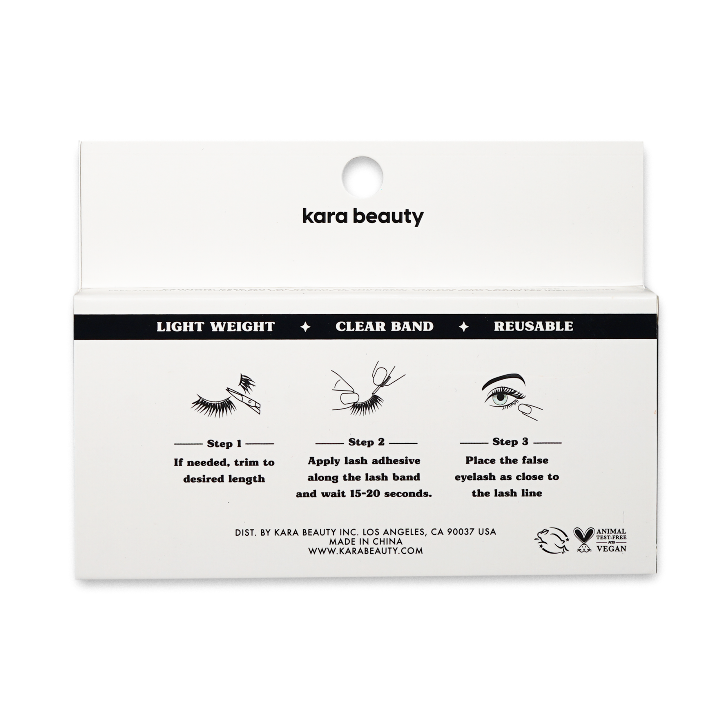 IBL01 GHOSTED Invisible Band Fabulashes 3D Faux Mink Lashes