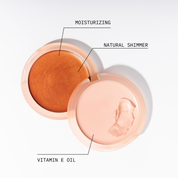 Sunlit Radiance Glow Balm, Highlight and bronze, blush cream