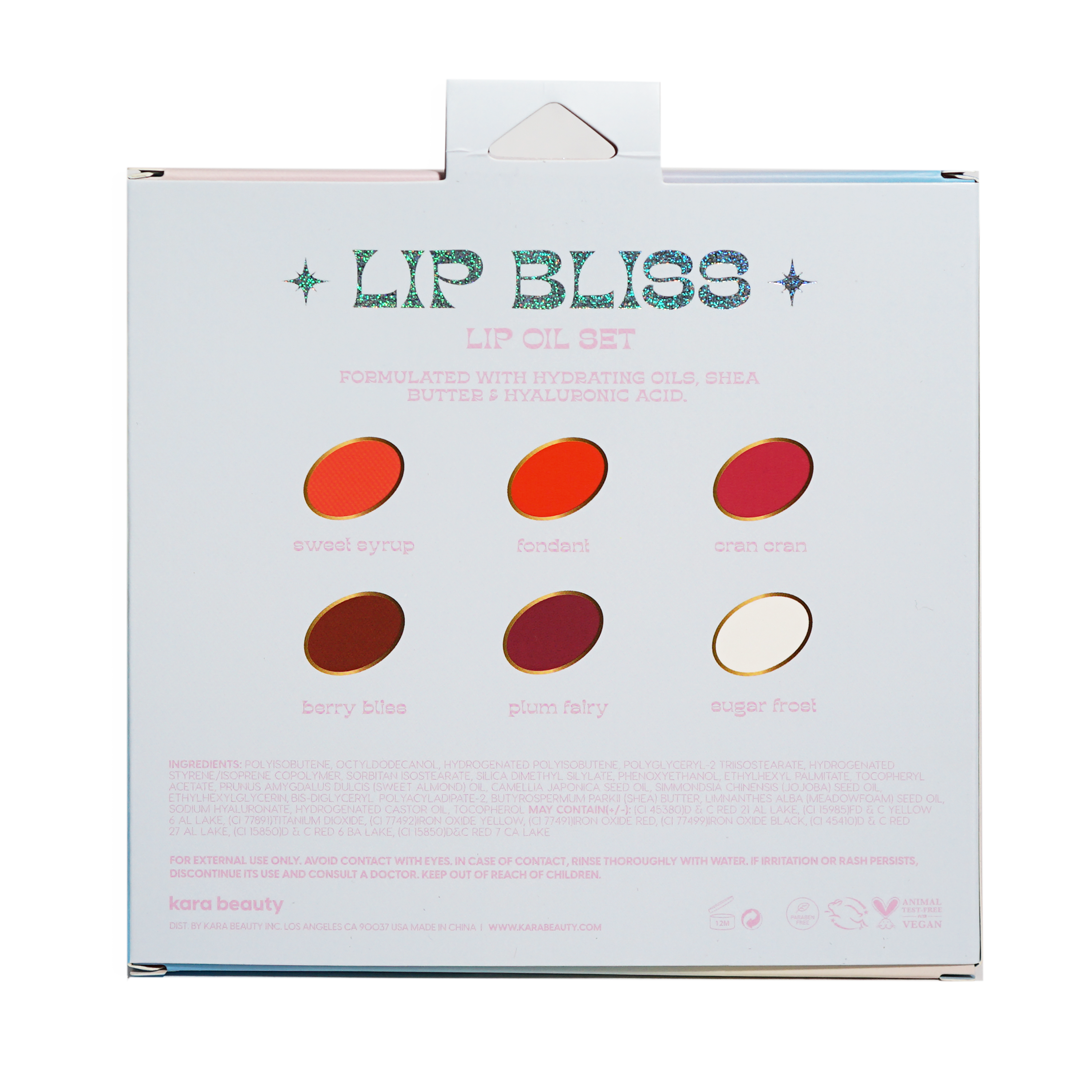 LIP BLISS 6 Piece Lip Oil Set
