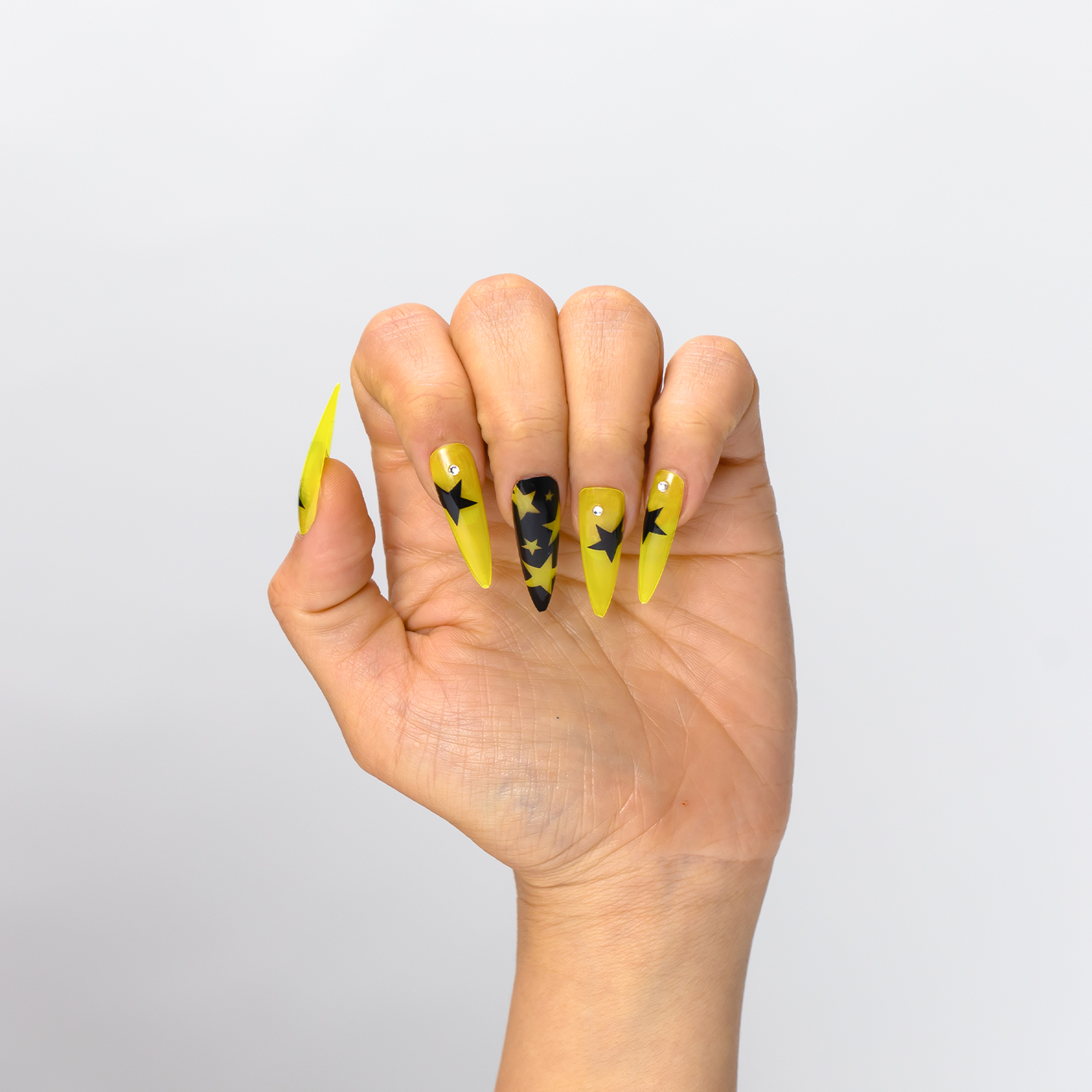 LIME JELLO Buffi Press On Nails