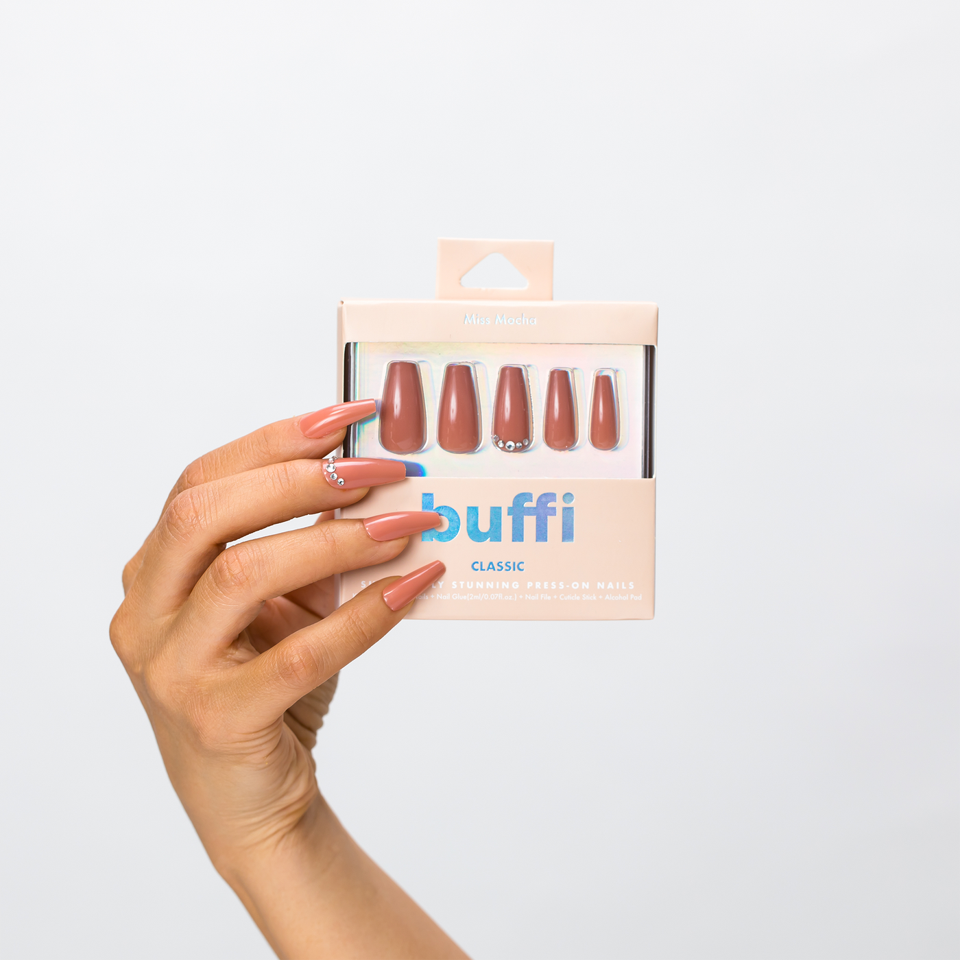 MISS MOCHA Buffi Press On Nails | KARA BEAUTY