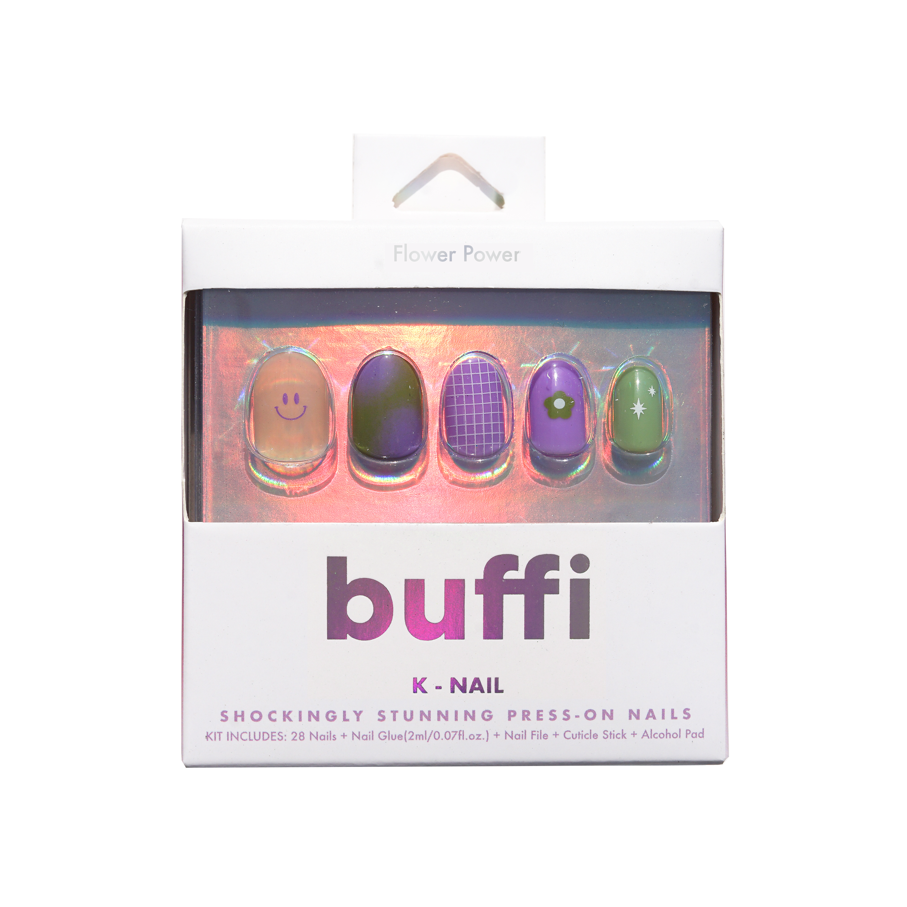 FLOWER POWER Buffi Press On Nails