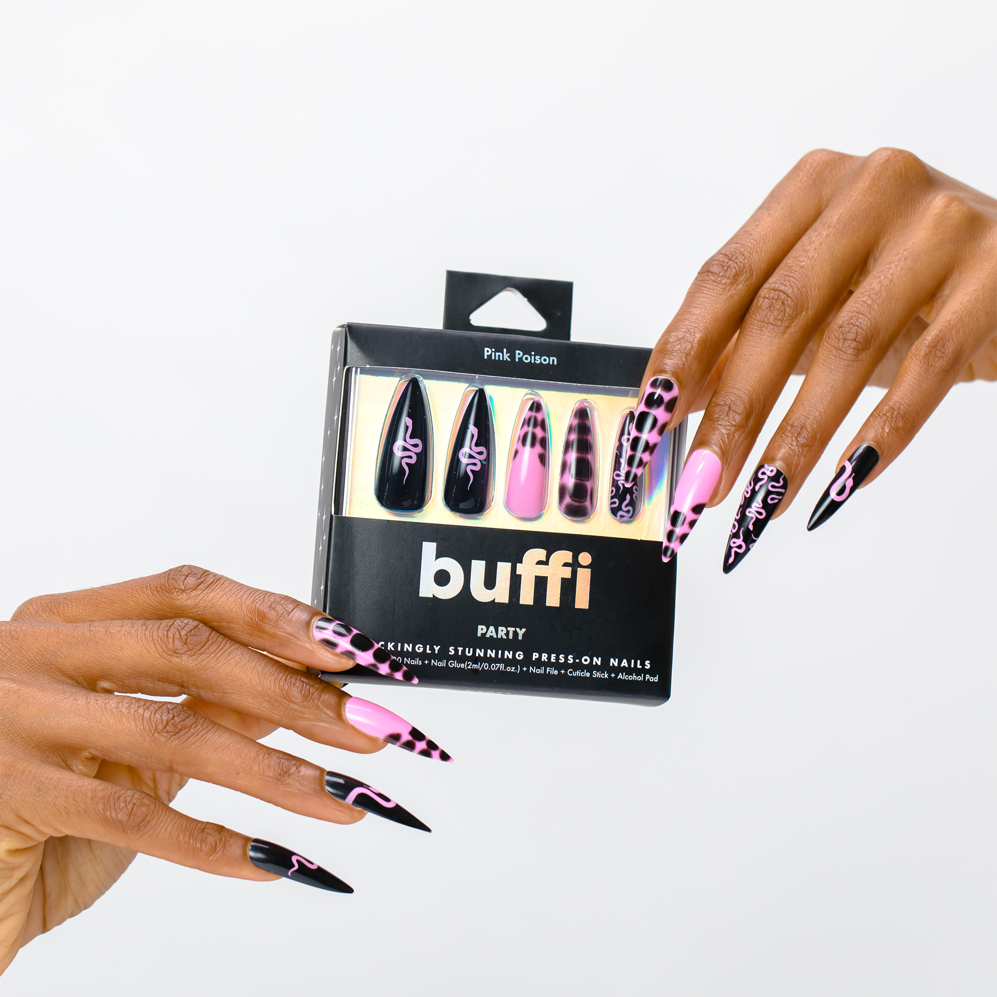 PINK POISON Buffi Press On Nails