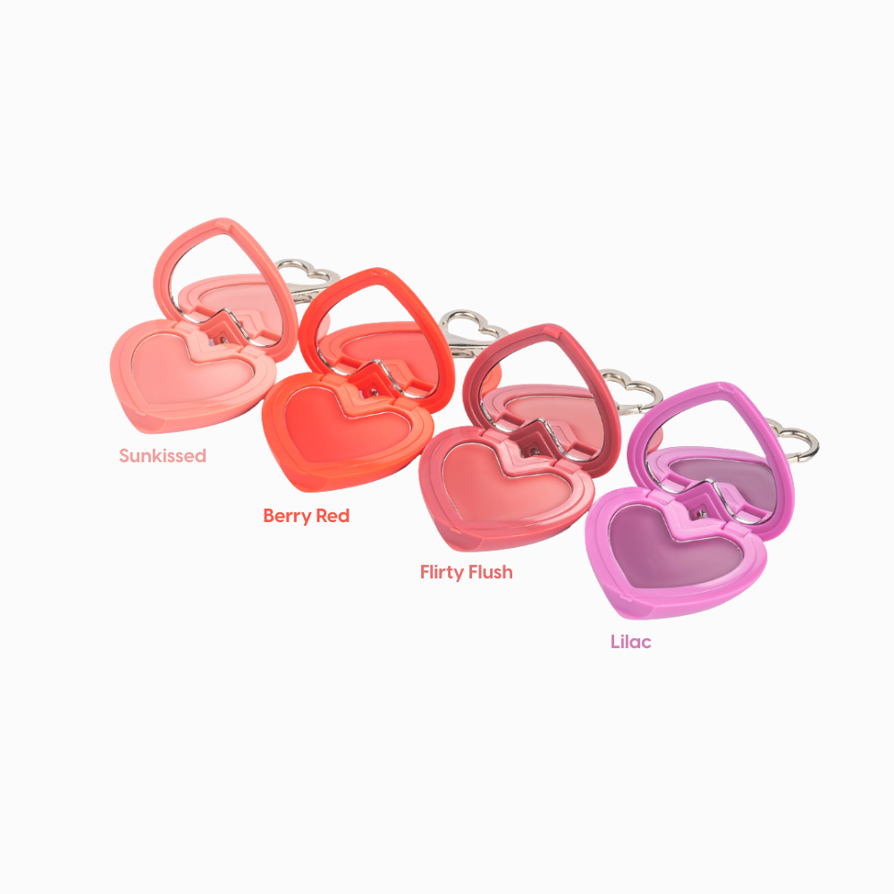 Stay Blushin! Lip and Cheek Cream Blush Keychain