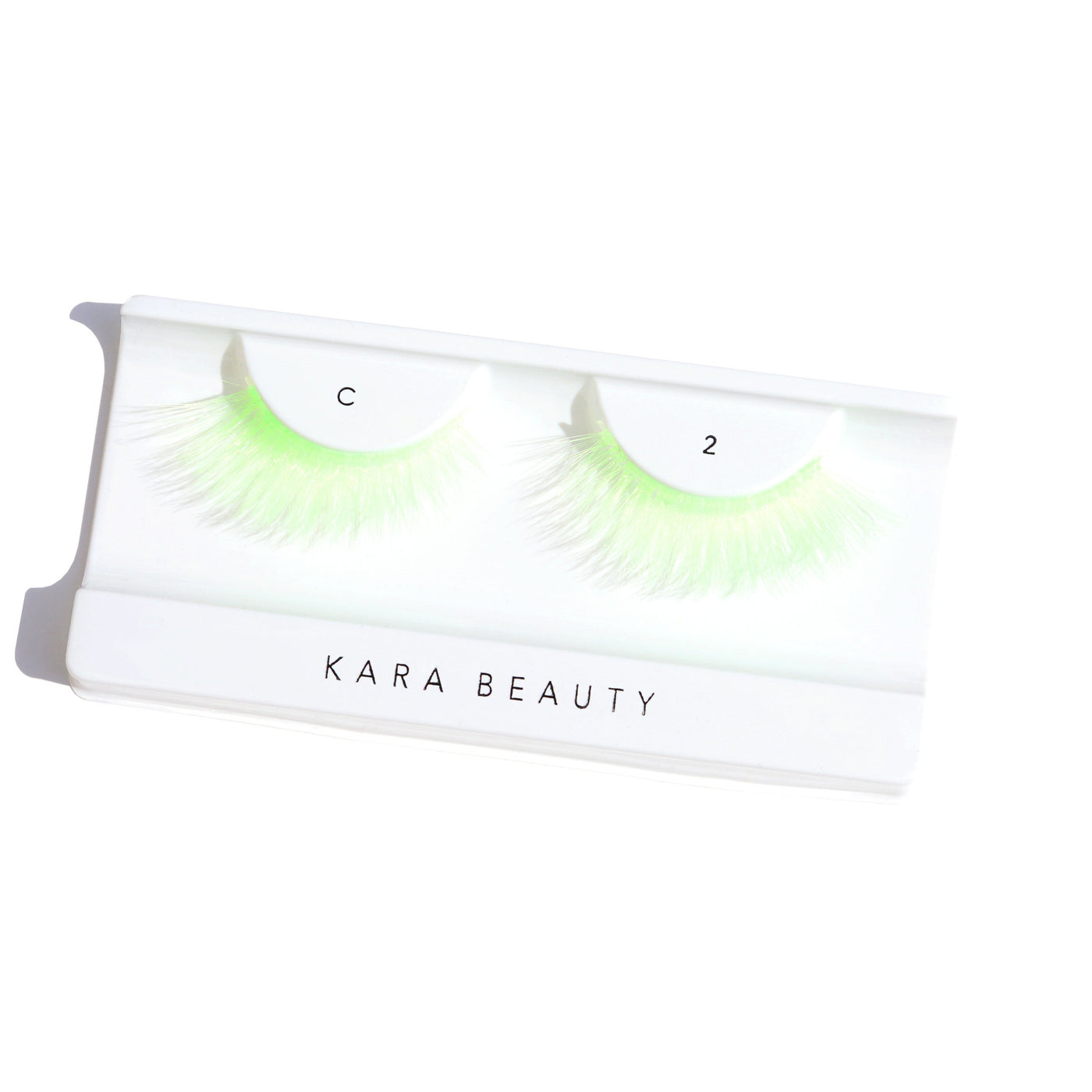 Kara Beauty Green color 3D faux mink eyelashes 
