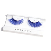 Dark blue color 3D faux mink eyelashes