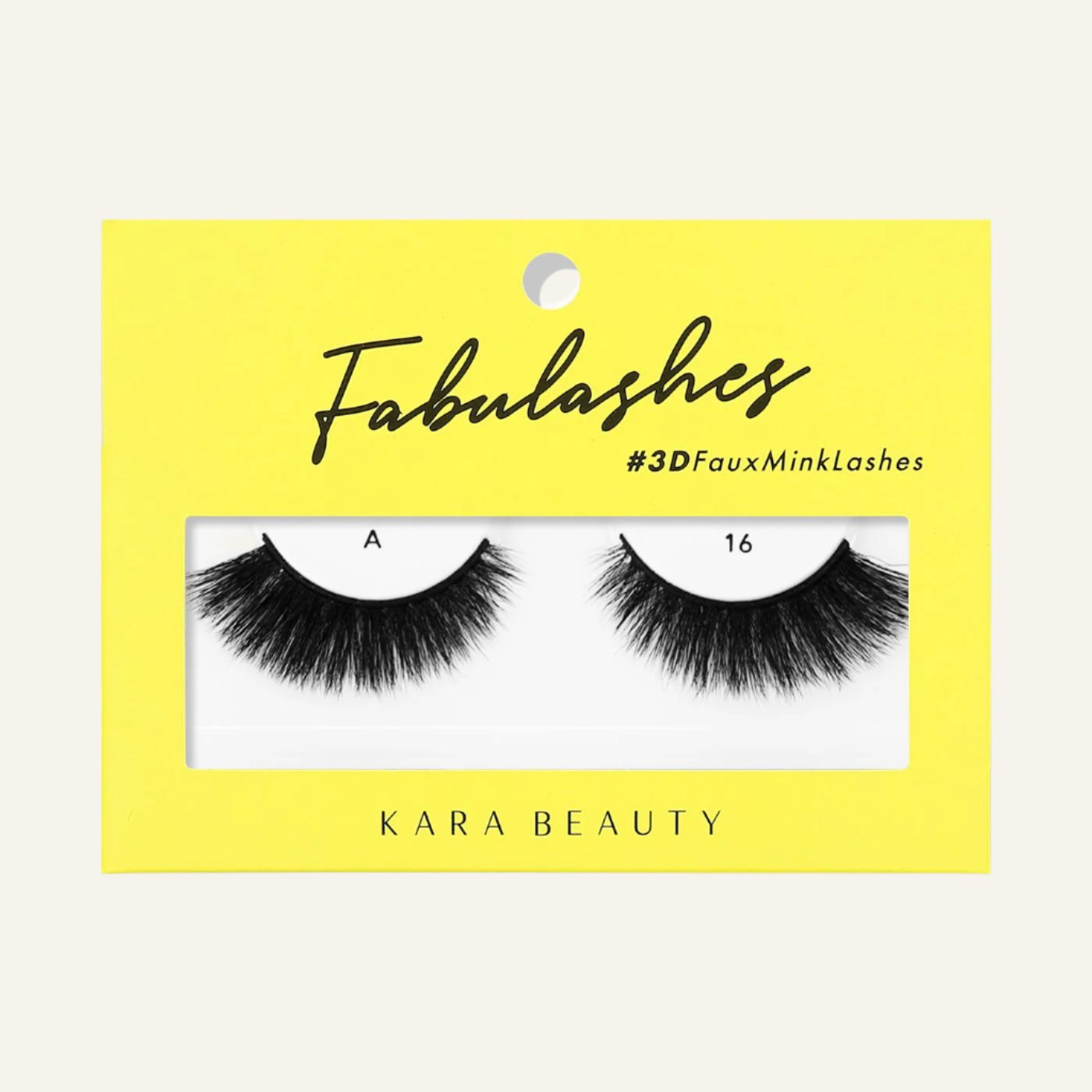 Style A16 Fabulashes 3D faux mink strip eyelashes