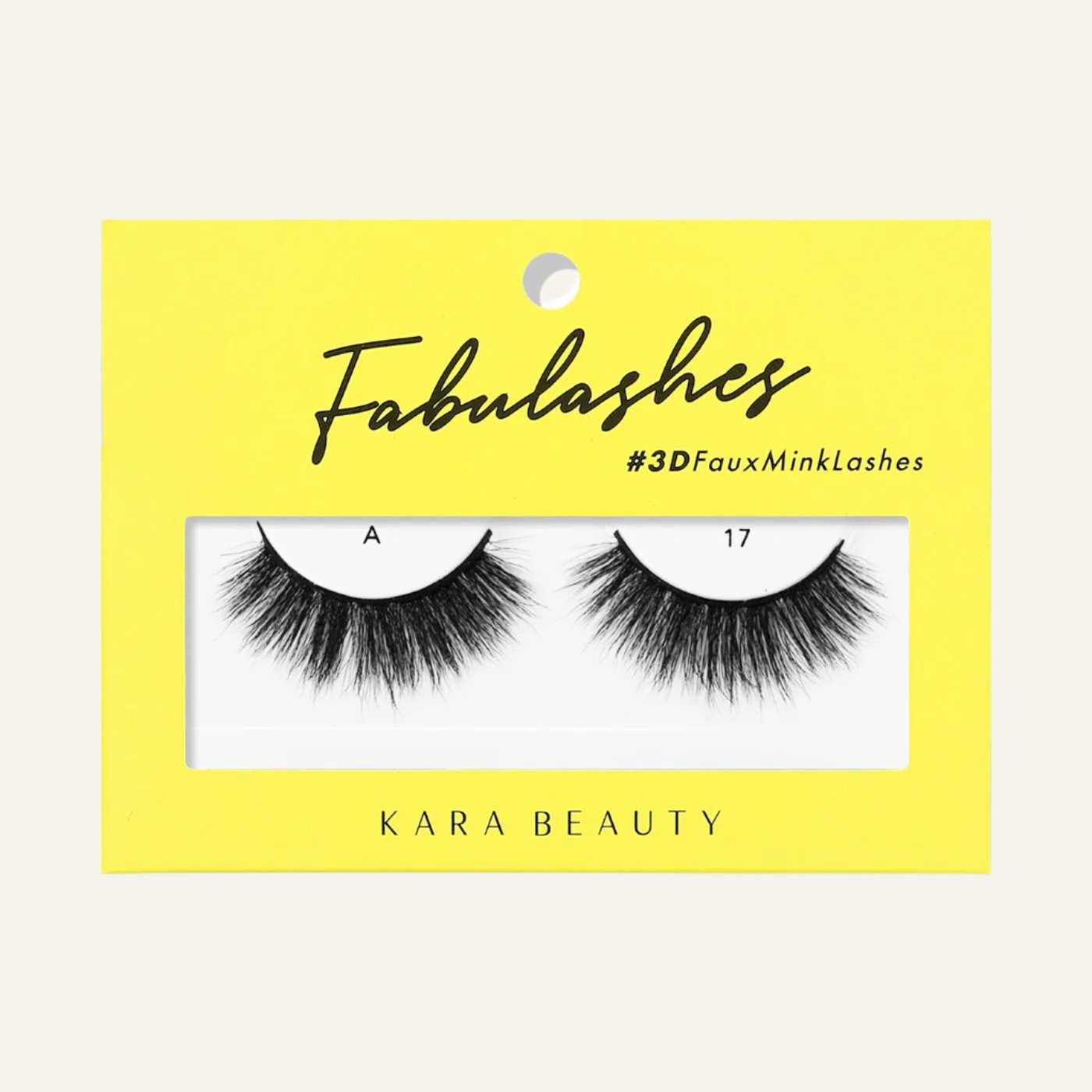 Style A17 Fabulashes 3D faux mink strip eyelashes