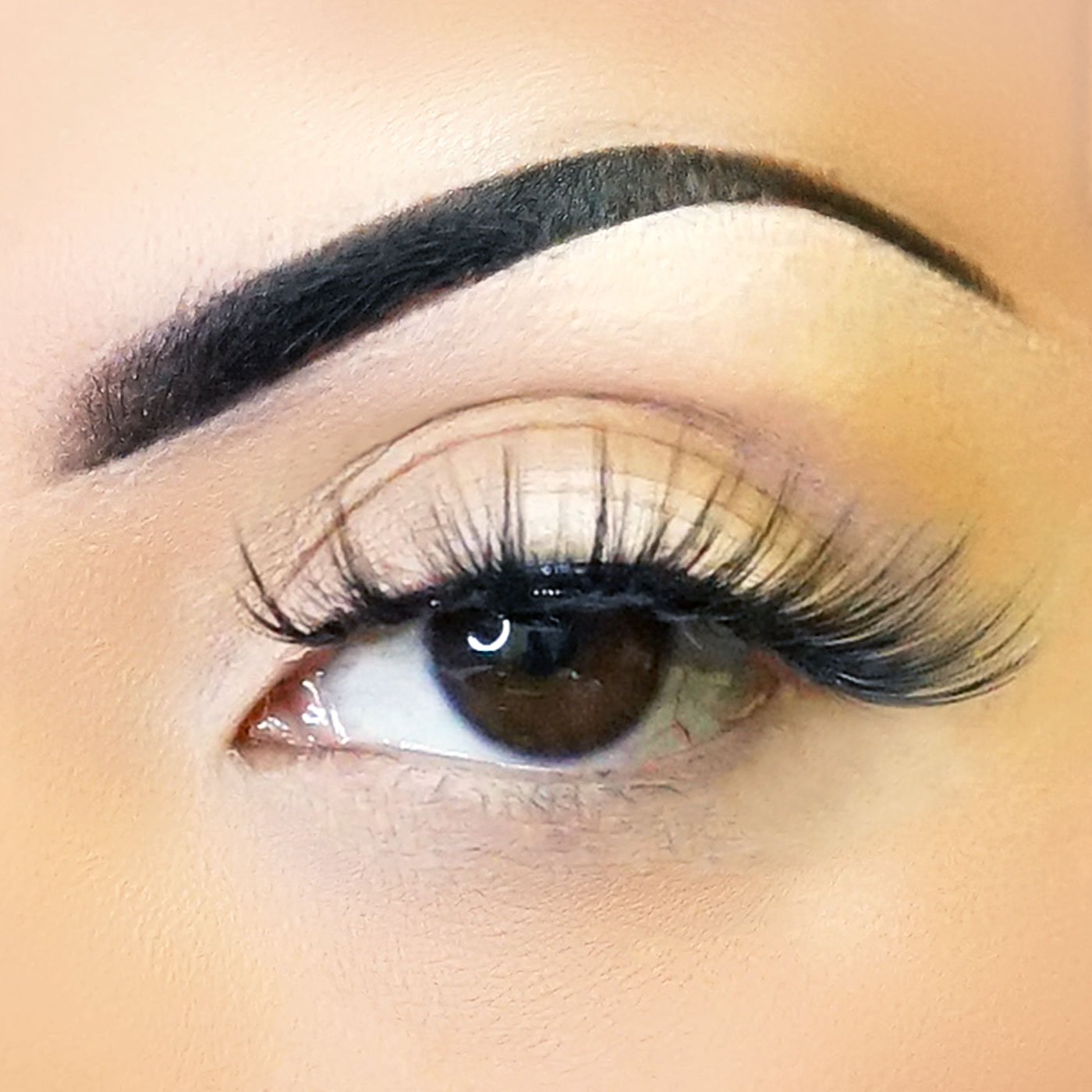 Style A67 Fabulashes 3D Faux Mink Strip Eyelashes on model