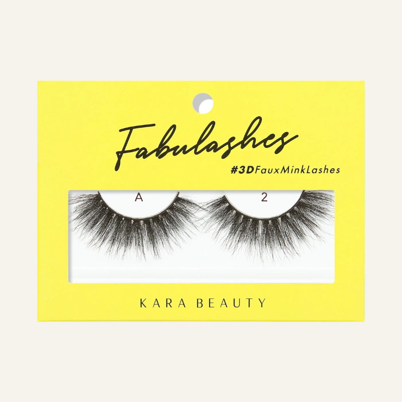 Style A2 Fabulashes 3D faux mink strip eyelashes