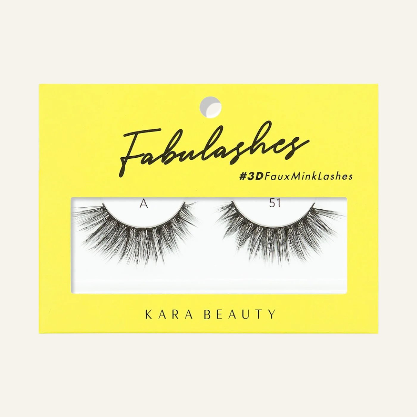 Style A51 Fabulashes 3D faux mink strip eyelashes