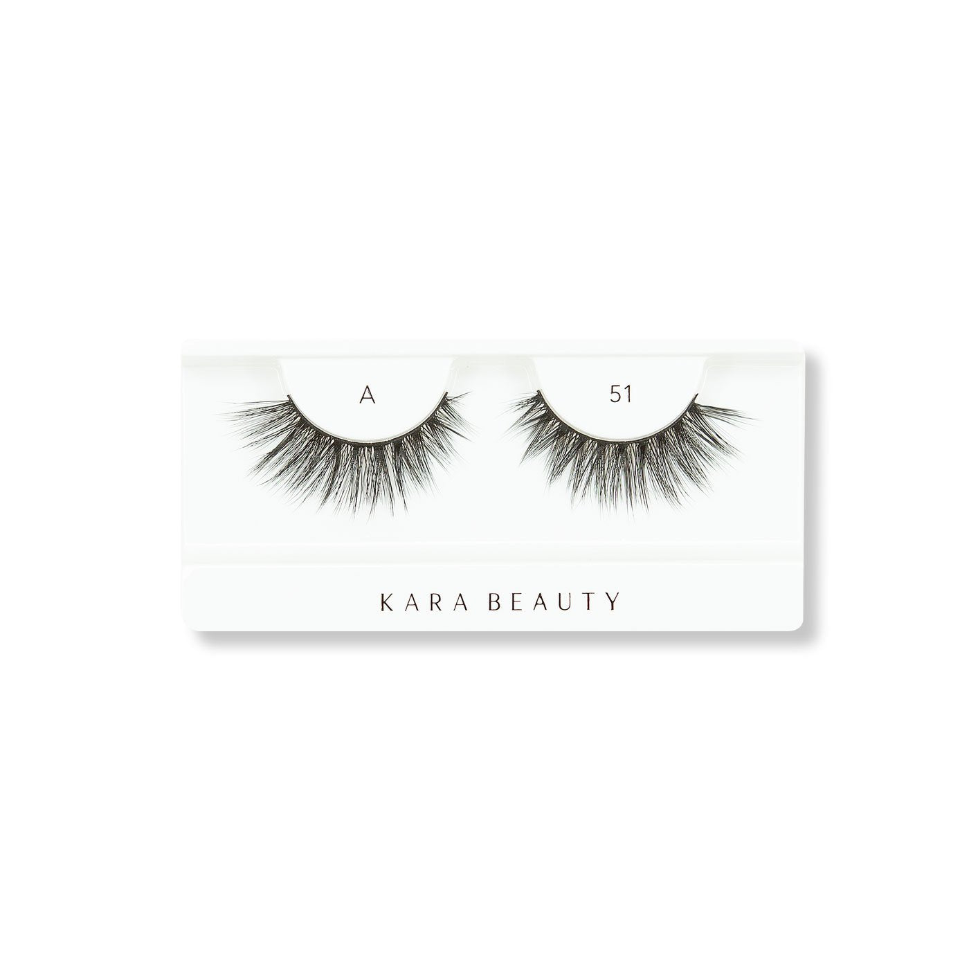 Style A51 Fabulashes 3D faux mink strip eyelashes on tray