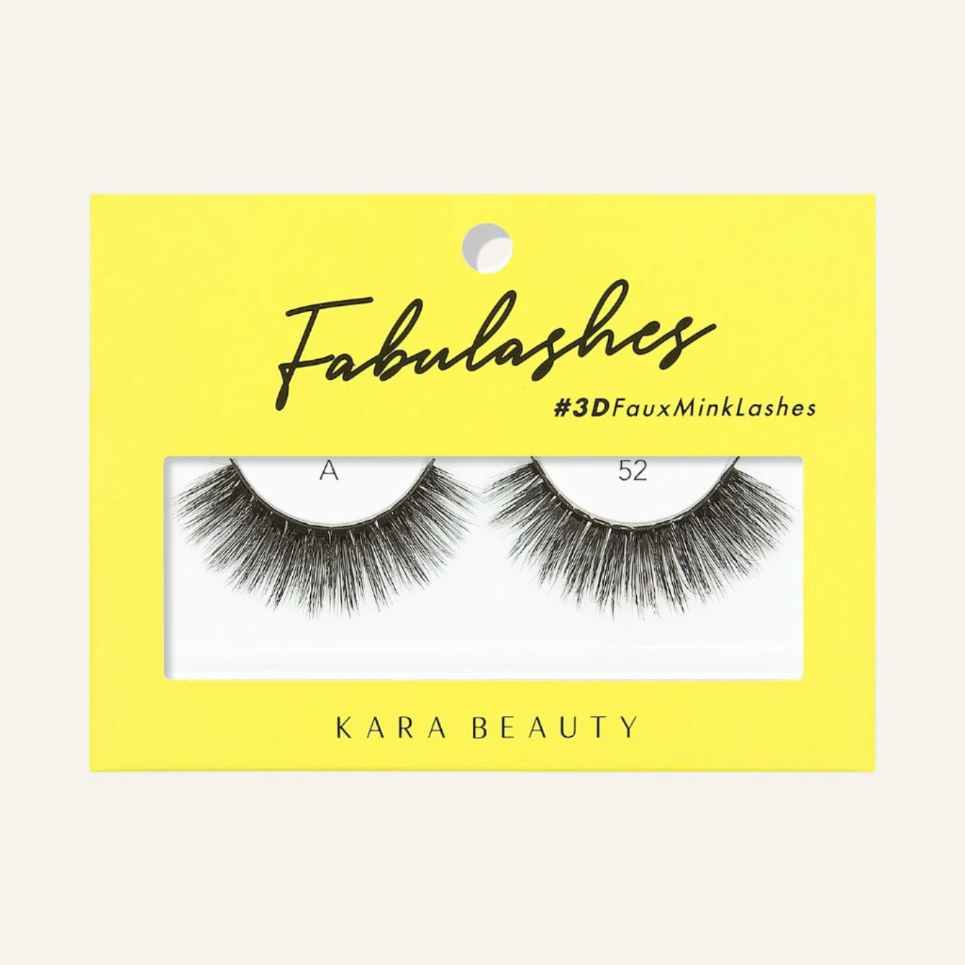 Style A52 Fabulashes 3D faux mink strip eyelashes
