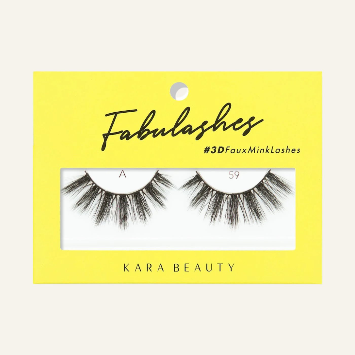 Style A59 Fabulashes 3D faux mink strip eyelashes