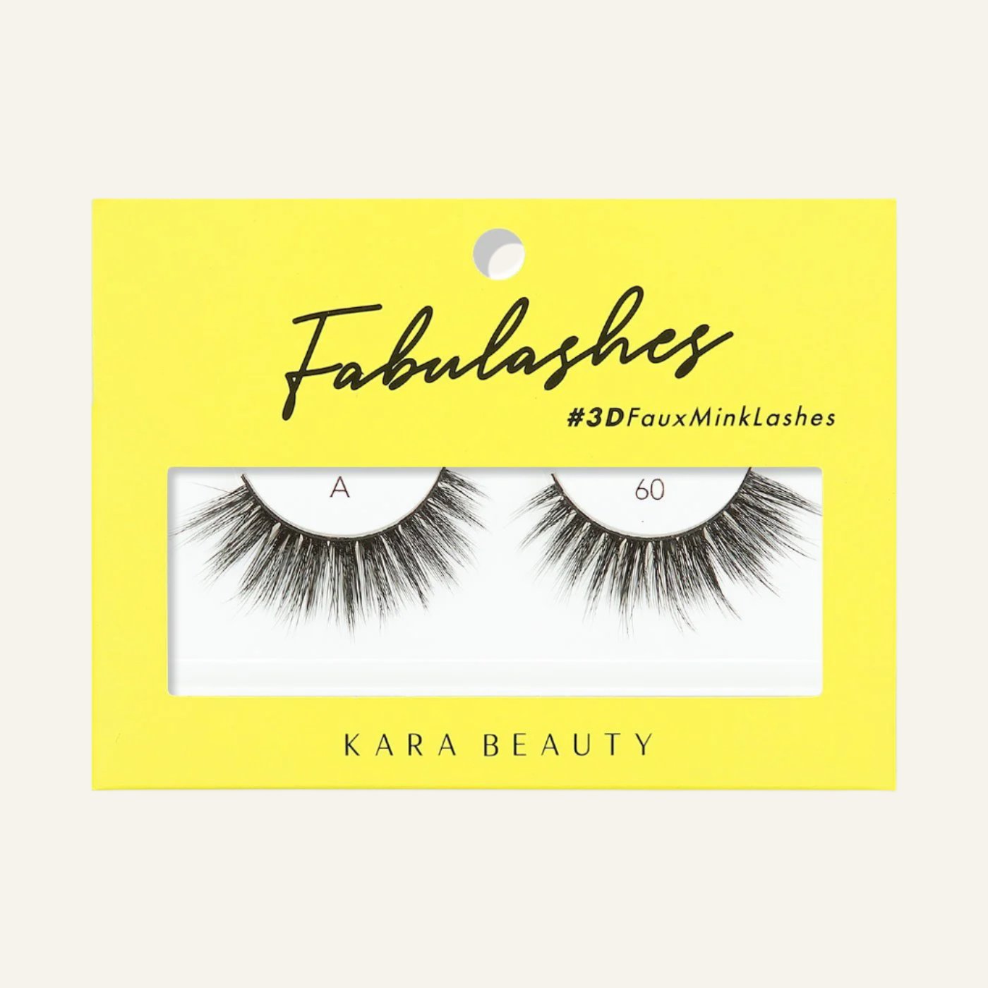 Style A60 Fabulashes 3D faux mink strip eyelashes