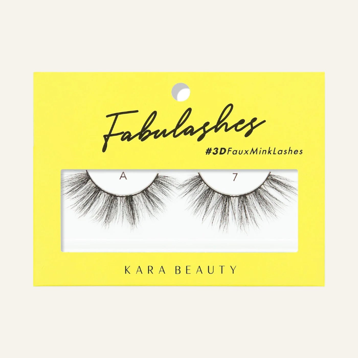 Style #A7 of Kara Beauty 3D faux mink Fabulashes