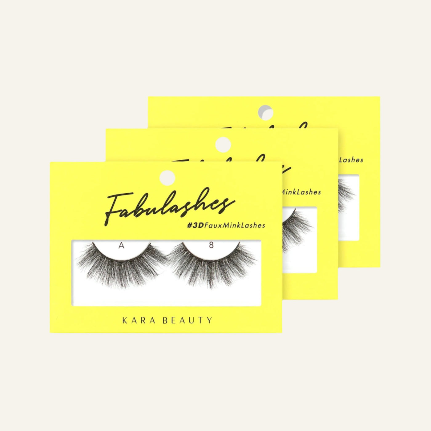 A8 FABULASHES 3D Faux Mink Lashes