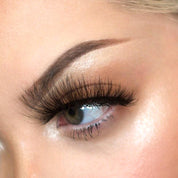 Style A10 Fabulashes 3D faux mink strip eyelashes on model