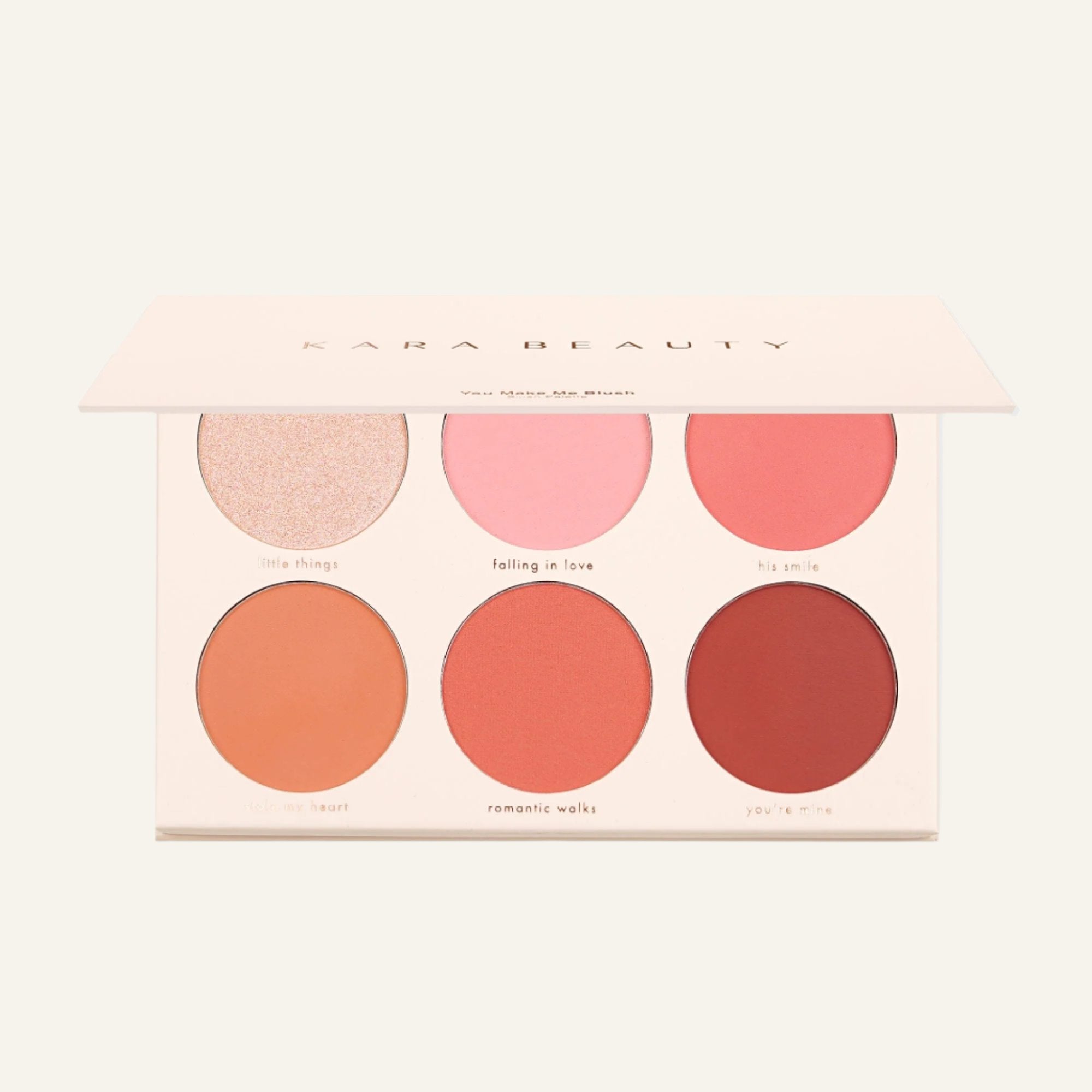 You Make me Blush vegan Cheek palette