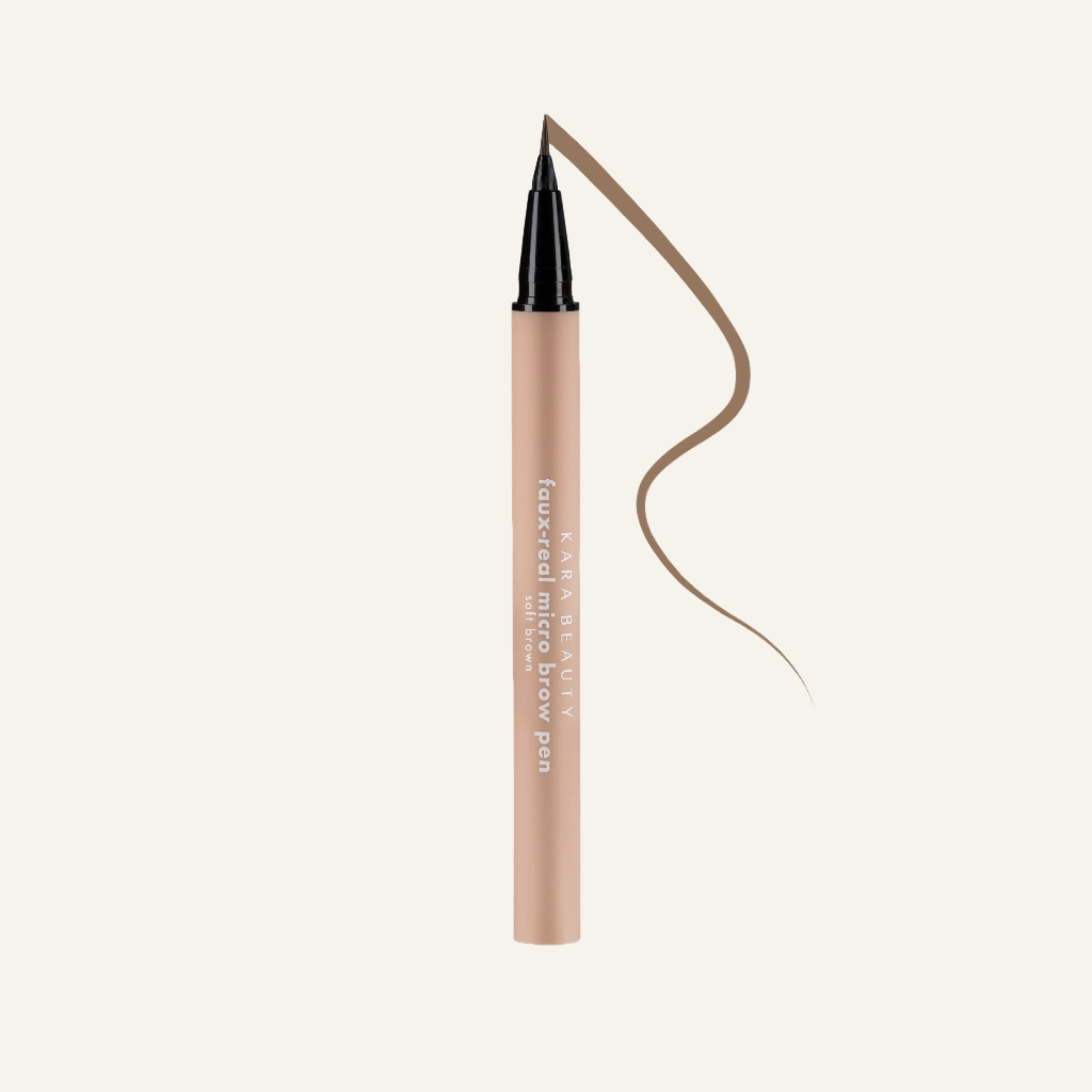 Kara Beauty's Faux Real Micro Brow Pen - Soft Brown Eyebrow Marker