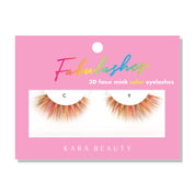 Multi-color 3D faux mink eyelashes