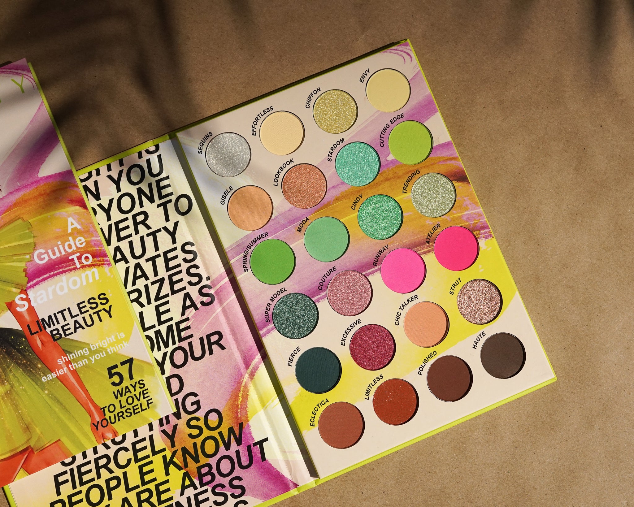 Kara Beauty's Limitless Beauty Magazine Inspired Vegan Eyeshadow Palette
