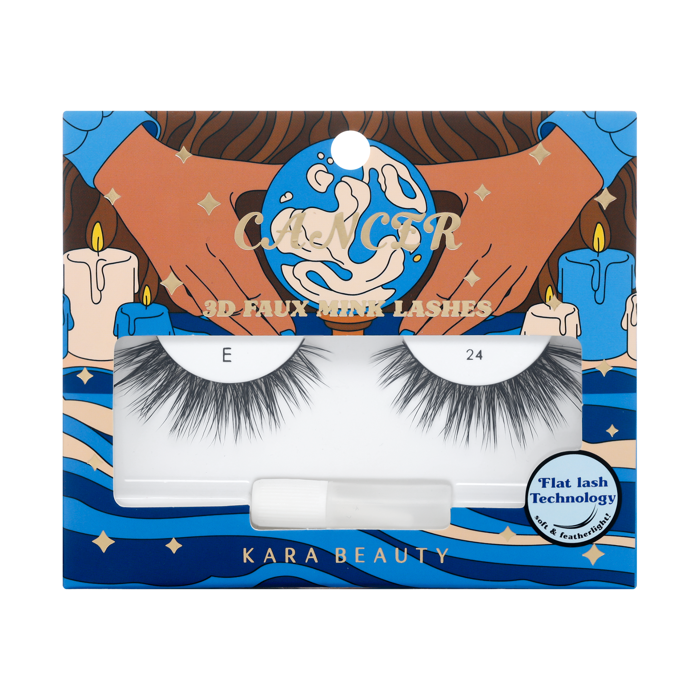 CANCER 3D Faux Mink Flat Lashes