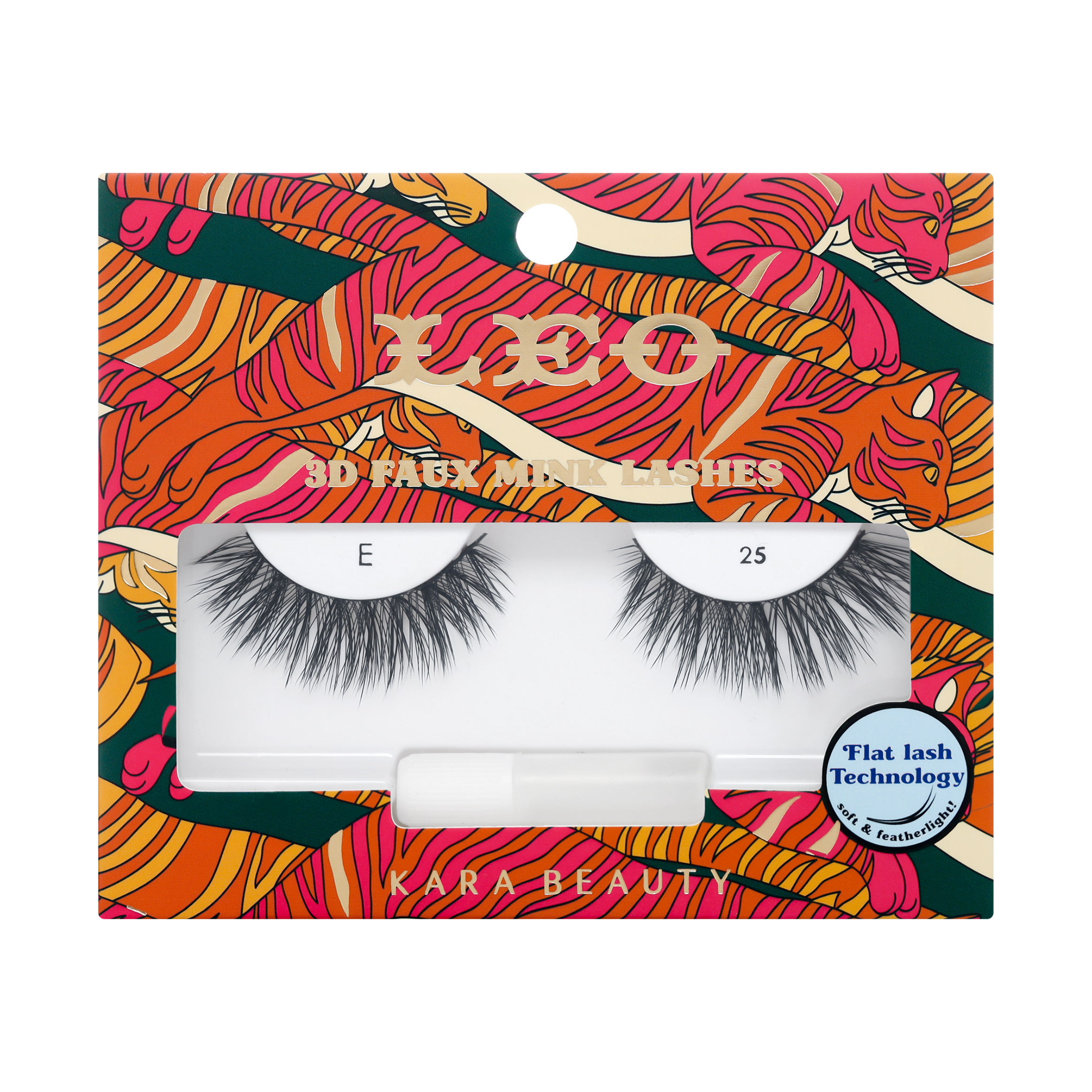 Kara Beauty's Zodiac Leo 3D Faux Mink Flat (Cashmere) False Eyelashes
