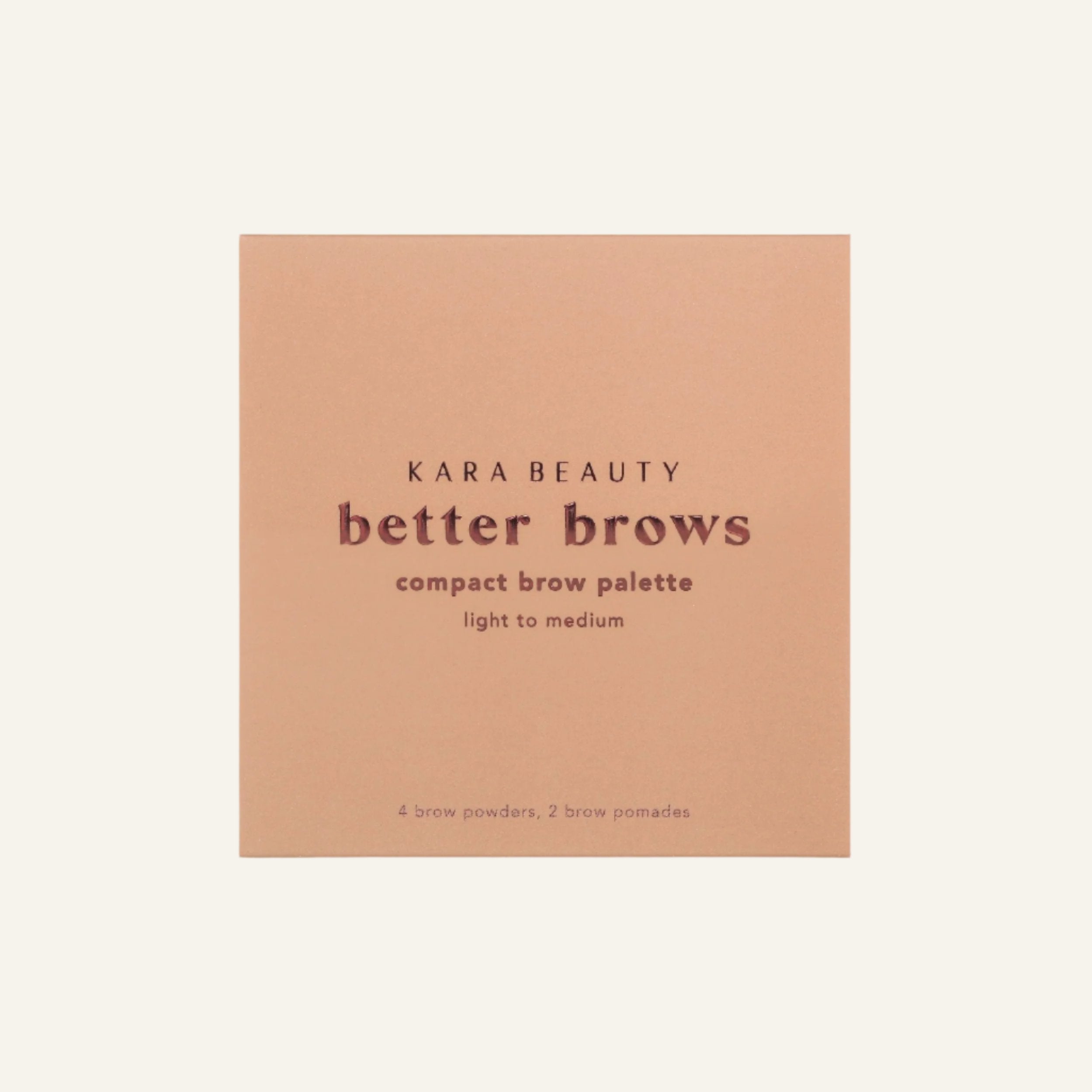 Better brows compact brow palette light to medium