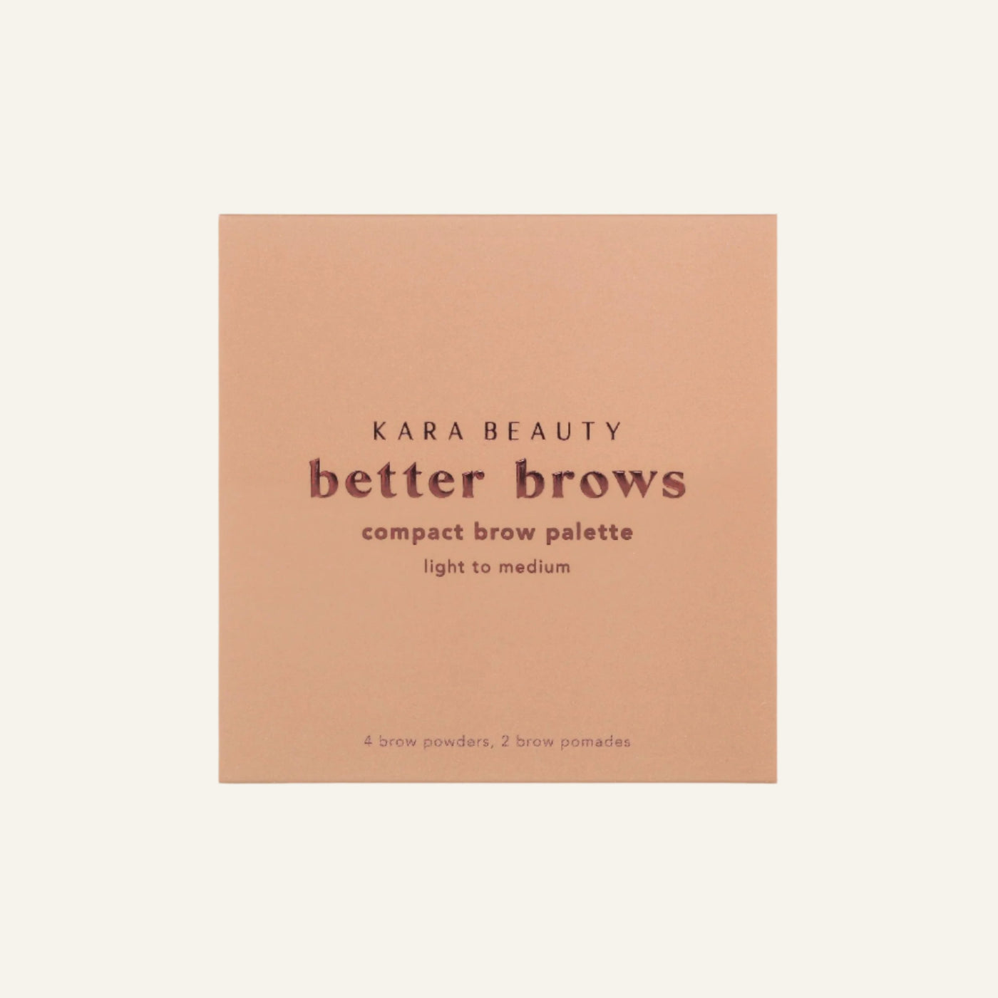 Better brows compact brow palette light to medium